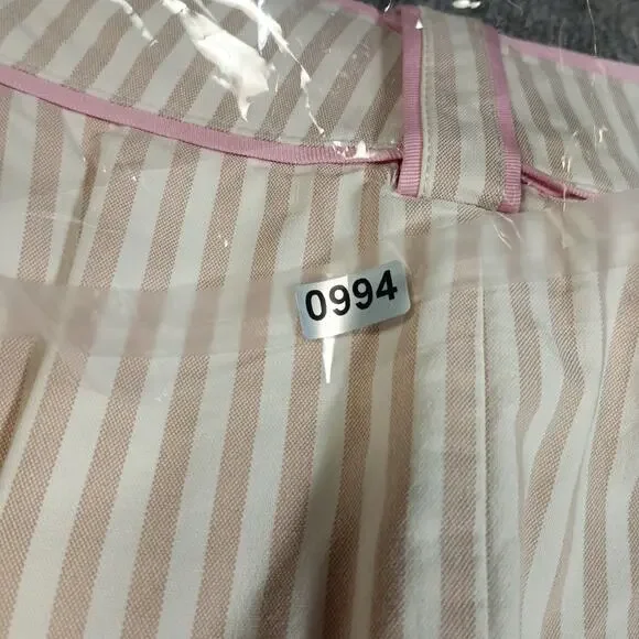 GGblue Skort Size 4 Beige White Stripe Golf Tennis Pickleball Athletic - Picture 9 of 9